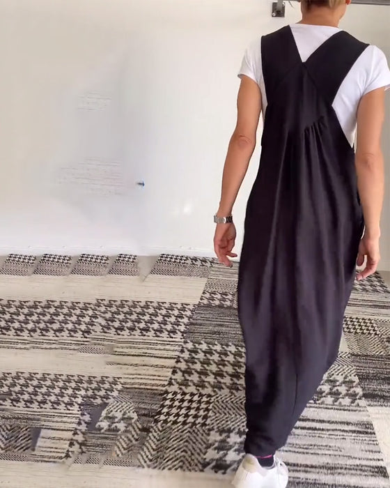 Kjole uformell ensfarget buksesele