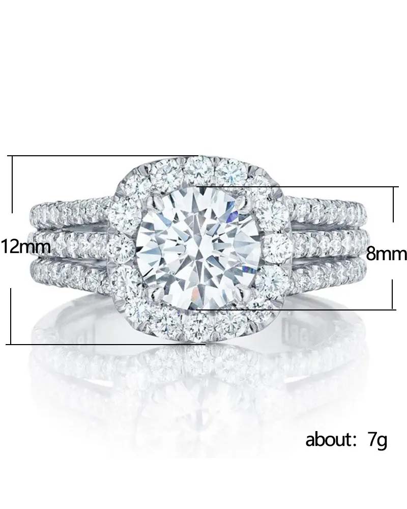 JJ CHIC Full Pave Ring