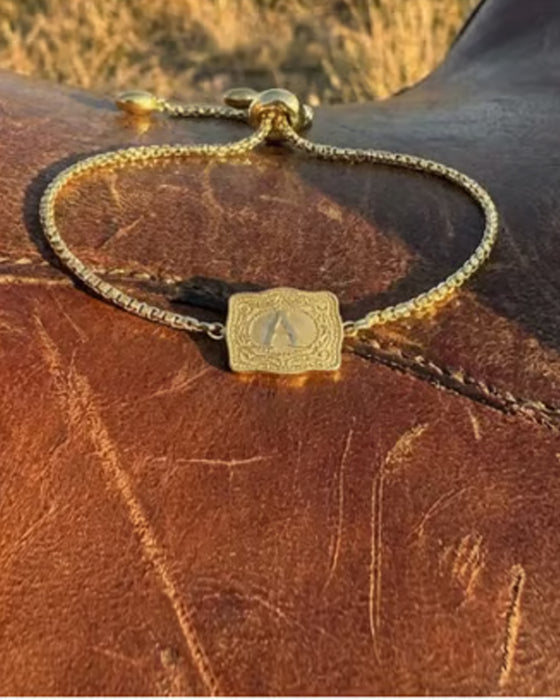 Armbånd Preget Bokstav