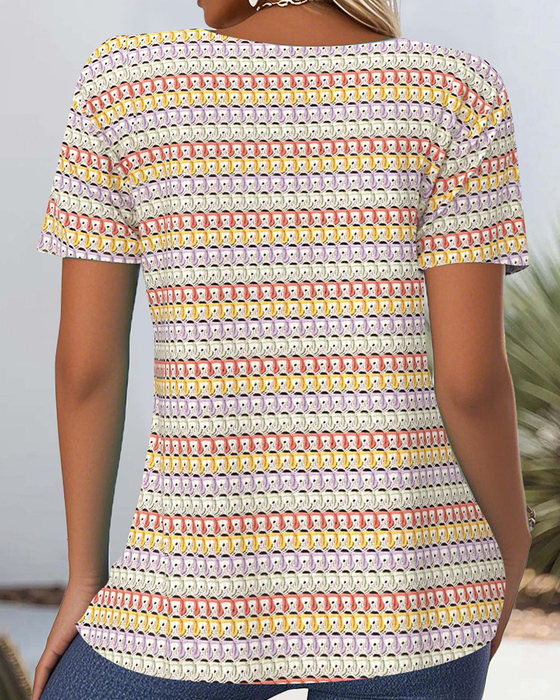 Bluse Moteriktig Avslappet Ermeløs Firkantet Hals