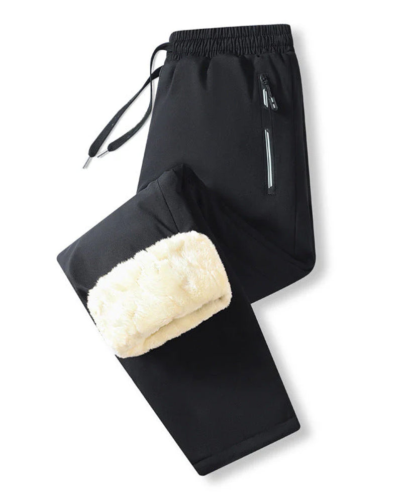 Herre Bukser Varmfôret Vanntette Snøring