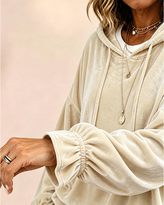 Hoodie Enfarget Langermet