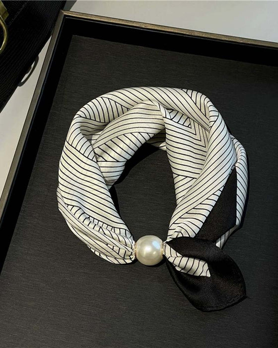 Enkel Glamour: Perlehalsbåndskjerf 🧣