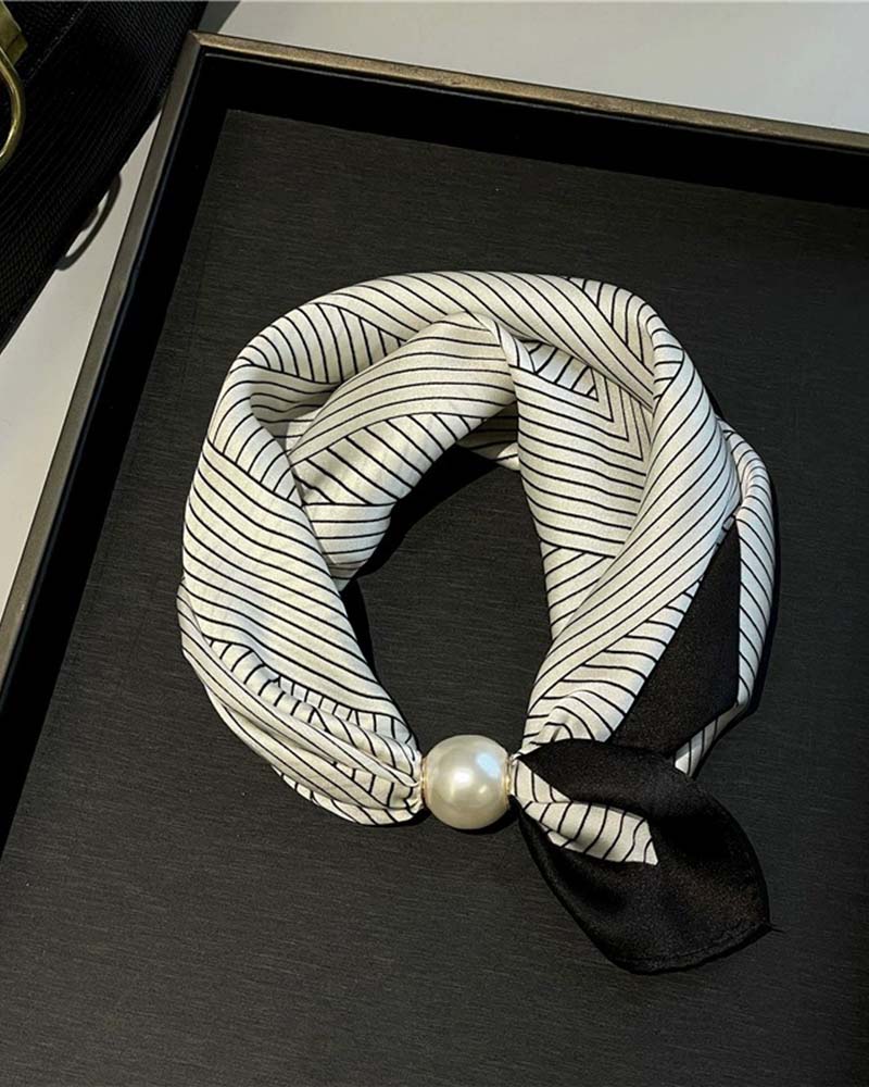 Enkel Glamour: Perlehalsbåndskjerf 🧣