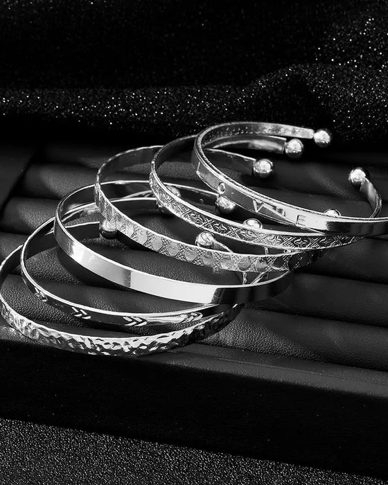 Seksspisset stjernearmbånd sett med 7 deler