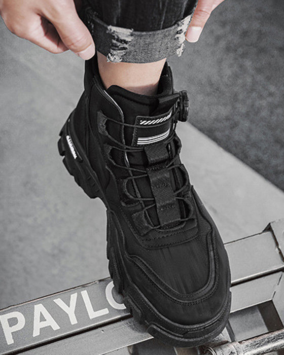 Sko Menns Utendørs Dreie Spenne Arbeid 🔄👞 – Vanntette 💦, Slipresistente 🚶‍♂️, Komfortable , Pustende 🌬️