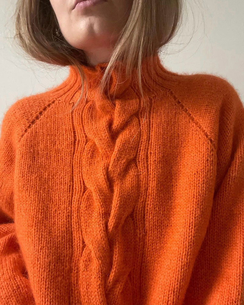 Pullover Turtleneck Raglan Erme