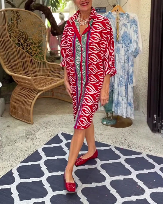 Kjole Bohemisk Skjorte