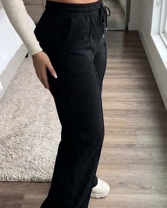 Sweatpants Dragsnor Rett Ben