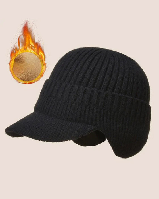 Hatt Utendørs Riding Elastisk Varm Ørebeskyttelse Strikket