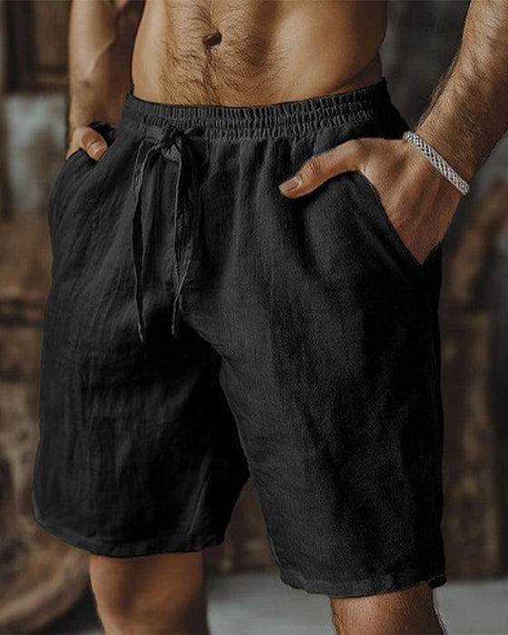 Shorts Snøring Elastisk Midje