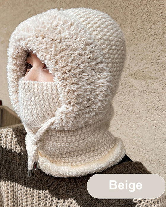 Vindtett Uthuslue Og Skjerf For Kvinner