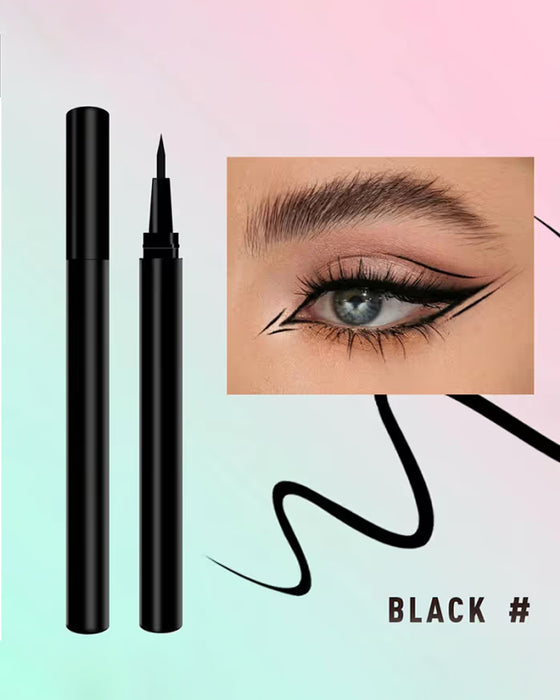 Flytende Eyeliner Vanntett Ultra Tynn Spiss Rasktørkende