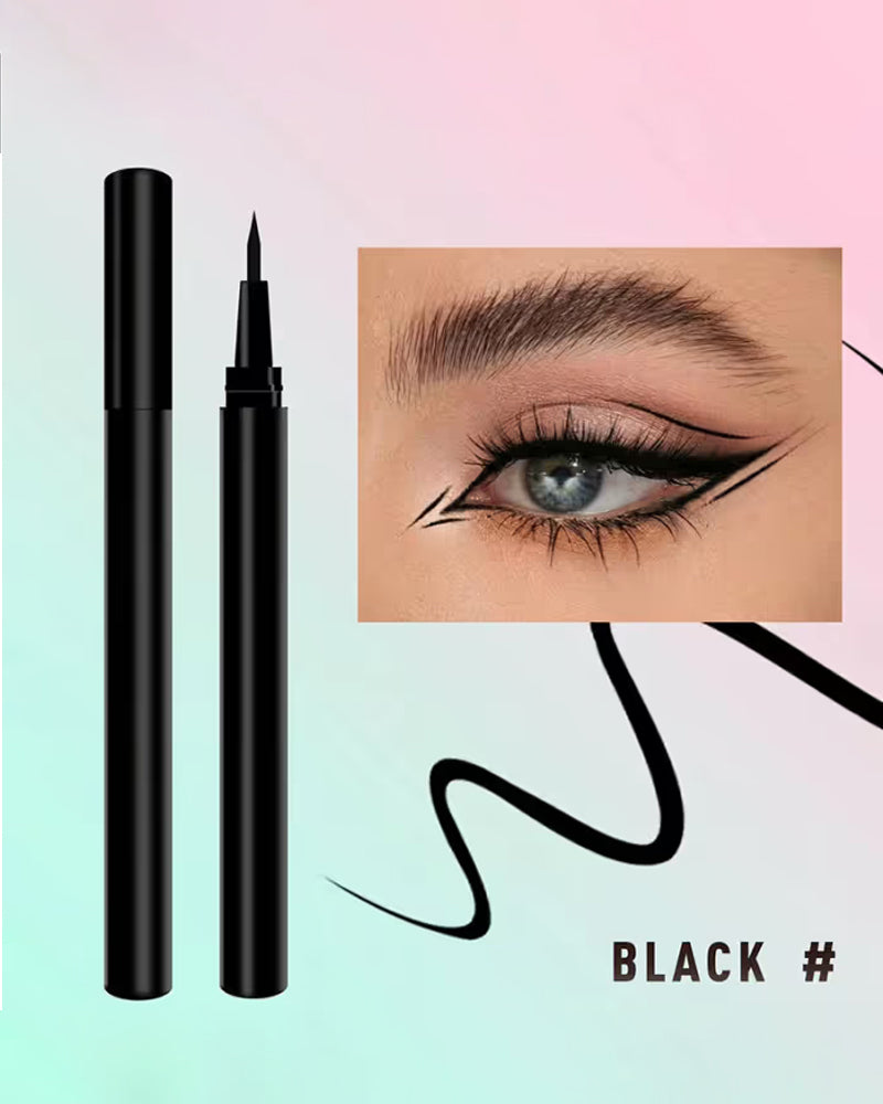 Flytende Eyeliner Vanntett Ultra Tynn Spiss Rasktørkende