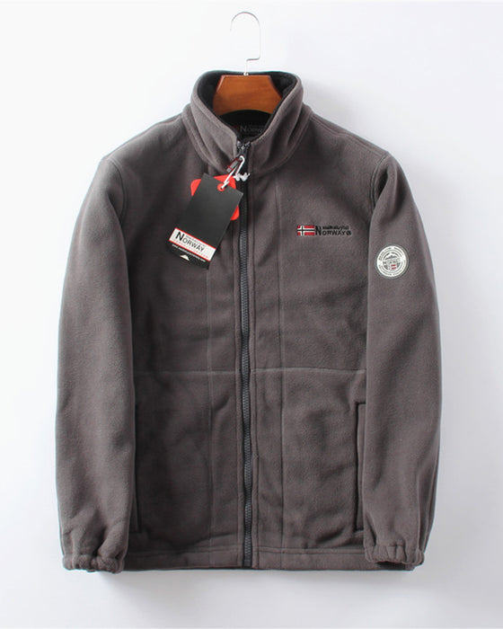 Jakke Herre Dobbel-Lag Fleece & 50% RABATT