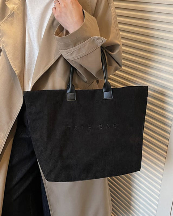 Veske Bokstavtrykk Tote