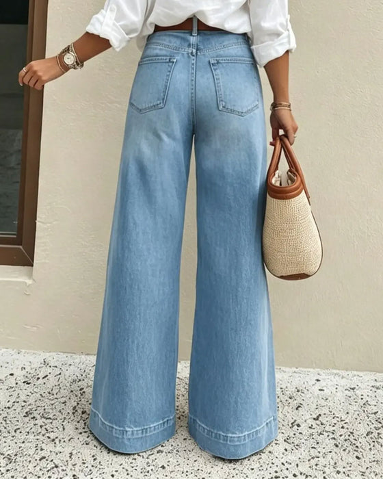 Bukser Gradient Bred Ben Denim