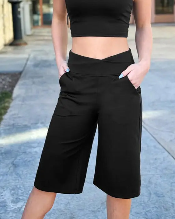 Uformelle Midje Shorts Halvlange