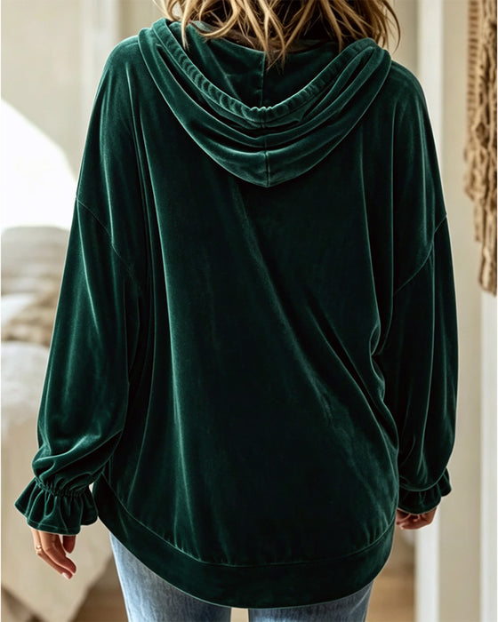 Hoodie Enfarget Langermet