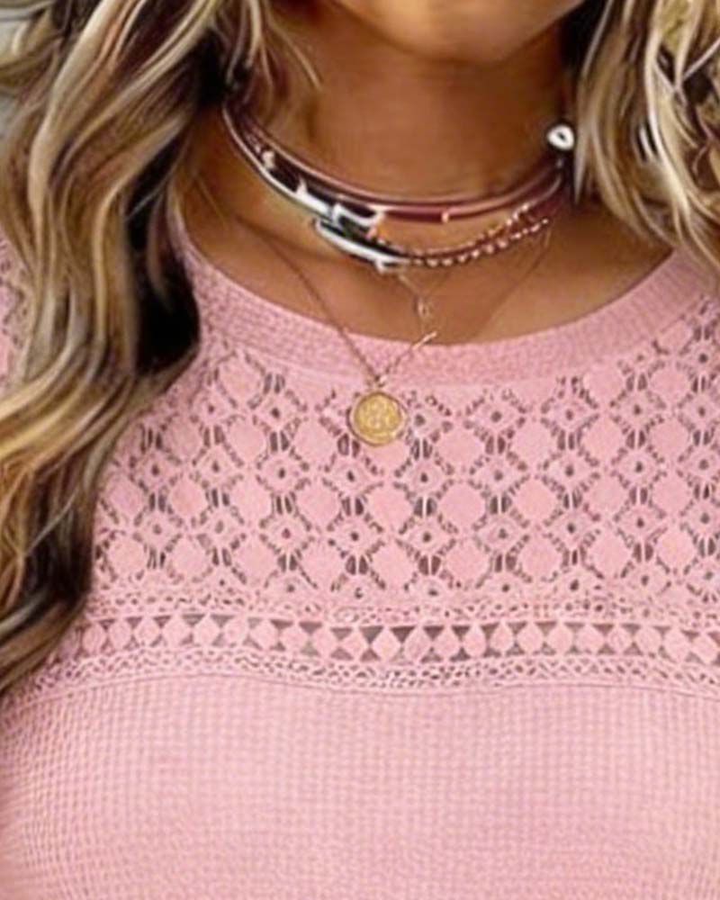 Kjole Søt Blonde Lappeteppe