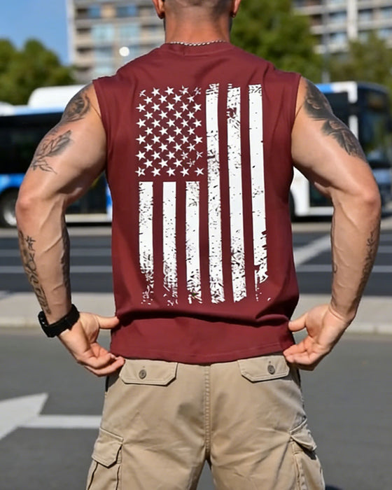 Tank Topp Mote Trykk Ermeløs