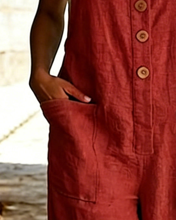 Jumpsuit Avslappet Justerbar