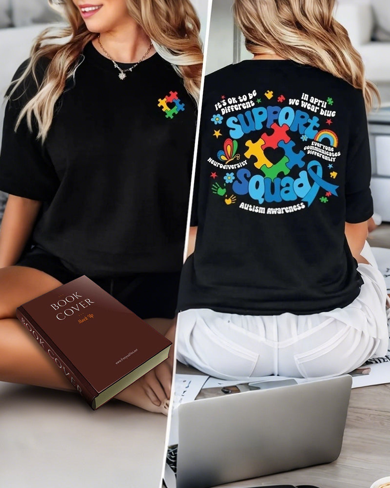 T-Skjorte Veldedighetstema Trykt