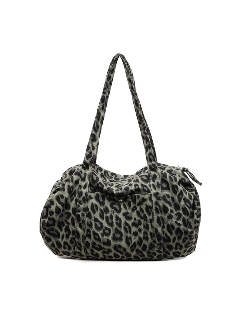 Veske Stor Kapasitet Leopard Trykk Tote