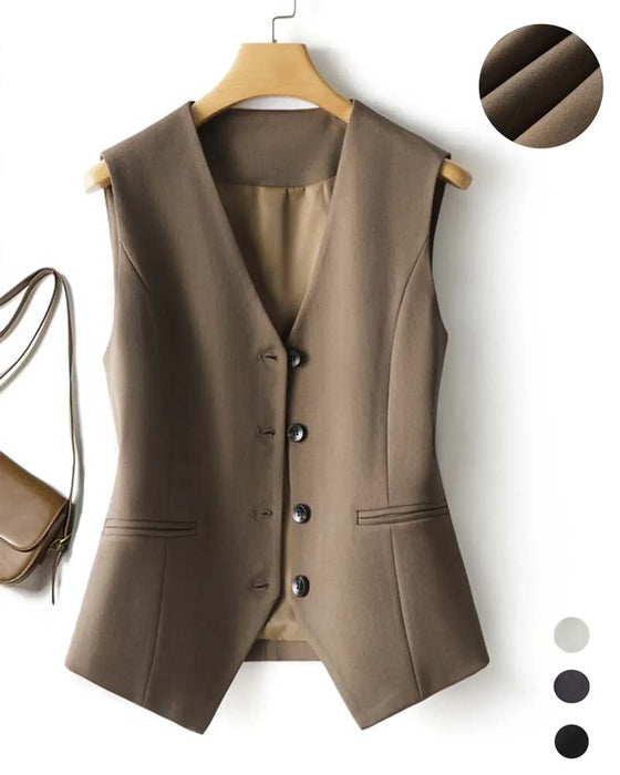 Vest Tettsittende Midjekniping Dress