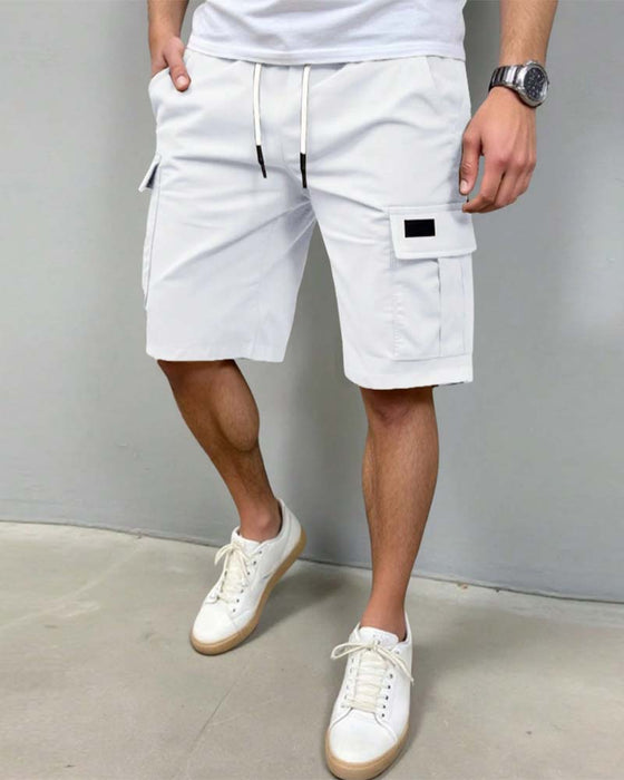 Shorts Cargo Lomme Avslappet Snøring