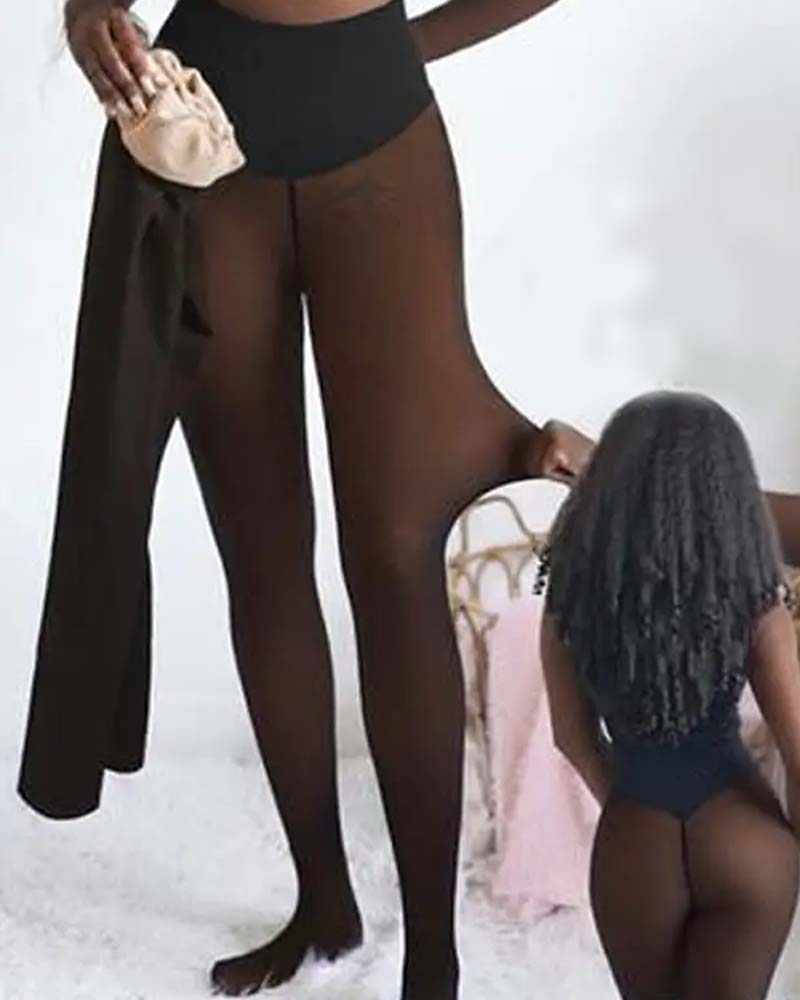 Fôrede Shaping-Leggings Med Én Søm