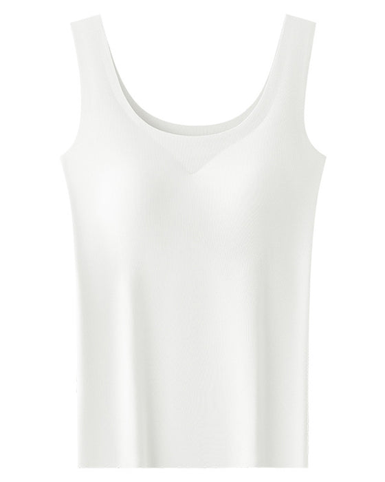 Singlet Topp Usynlig Innebygd Bh