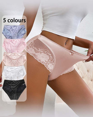 Truser Dame Elegant Satin Knipling