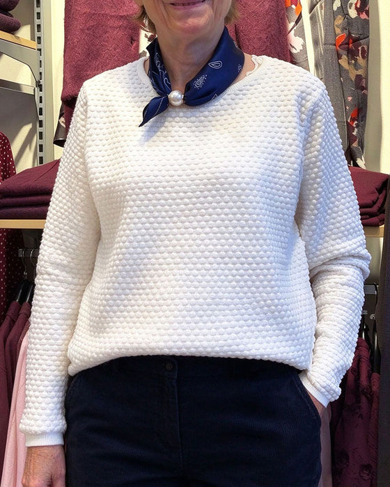 Sweatshirt Rund Hals Pullover Ensfarget