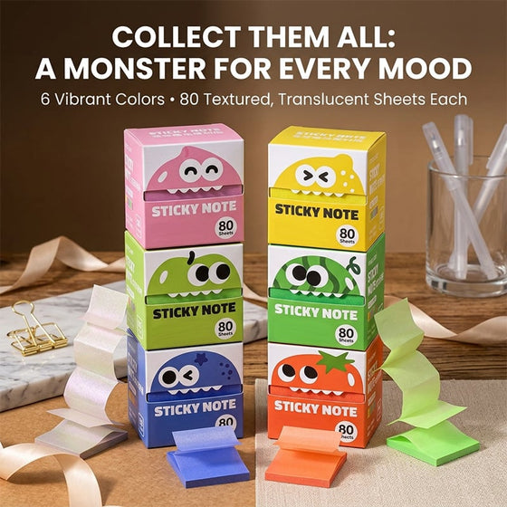 Monster Pop-up Selvklebende lapper