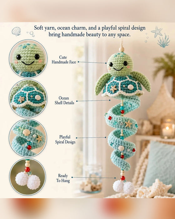 🐉 Nybegynnervennlig DIY-sett for et fortryllet drage-spiralhengende ornament | Komplett sett inkludert alle verktøy og en trinn-for-trinn-veiledning 💕