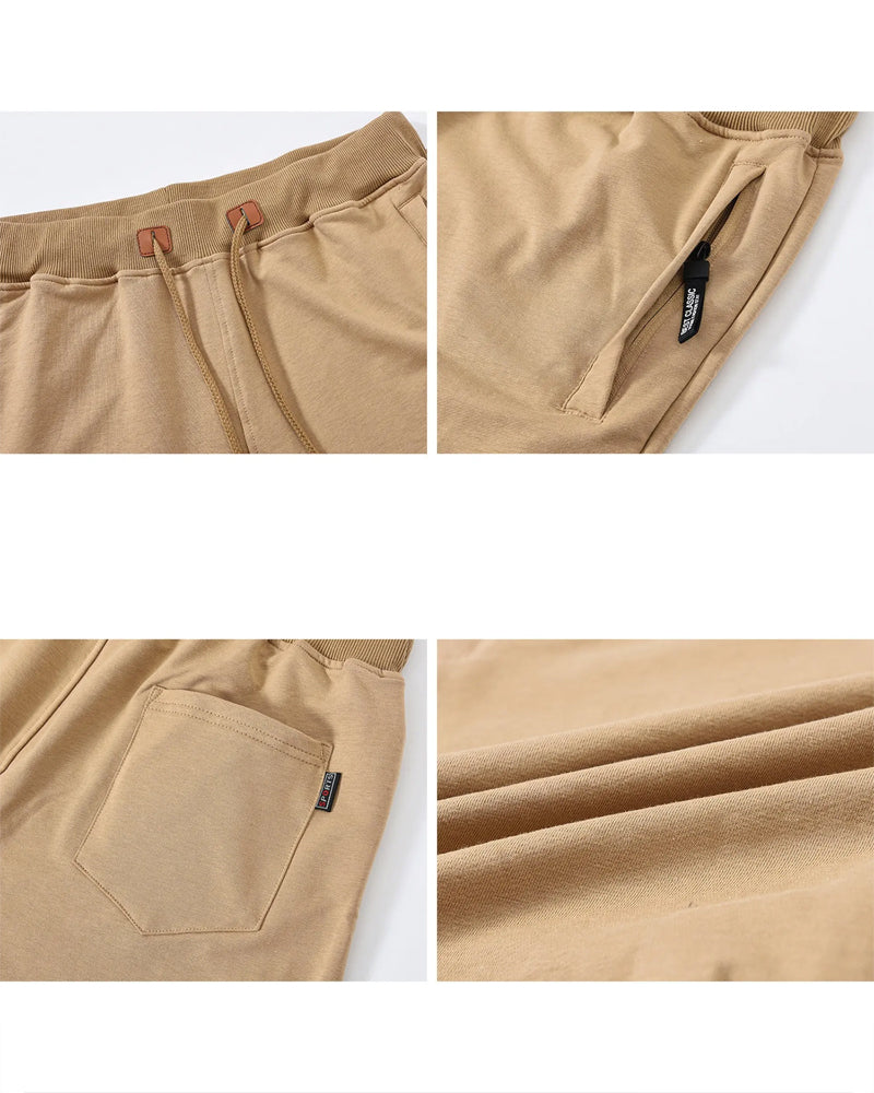 Shorts Elastisk Midje Snor Solid Farge Menn