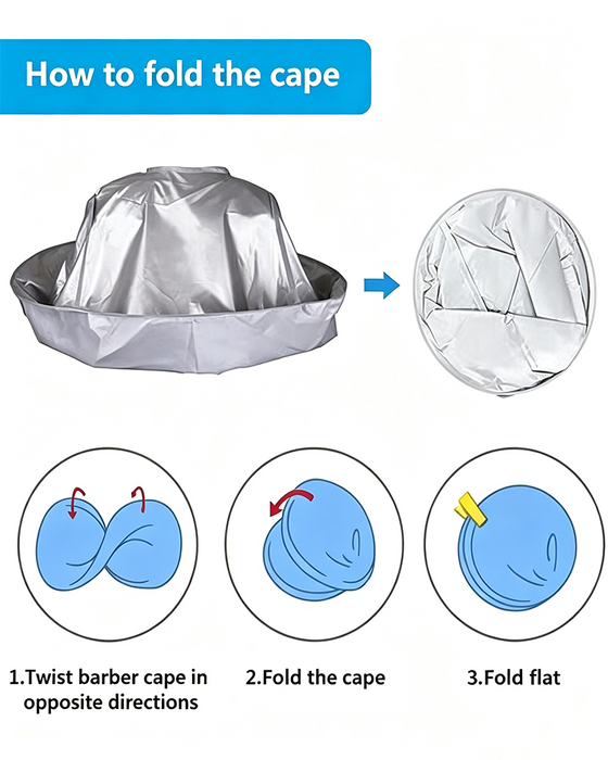 ✂🧹 Hårklippekappe Med Oppsamler