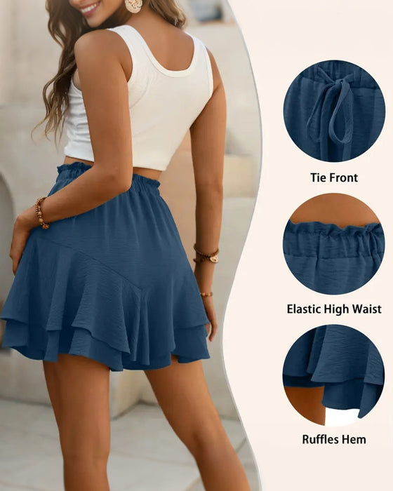 Shorts Dobbelt Lag Rulle Snor