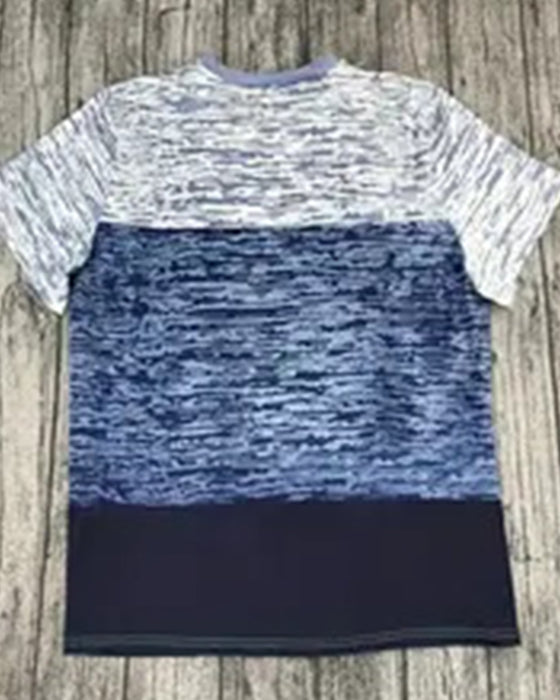 T-skjorte Rundhals Kortermet Kontrastfarge