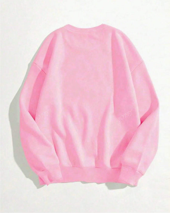 Løs Passform Juletrykk Genser