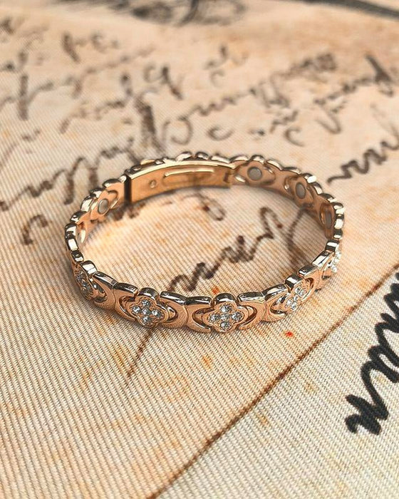 Kobberarmbånd Med Firkløver