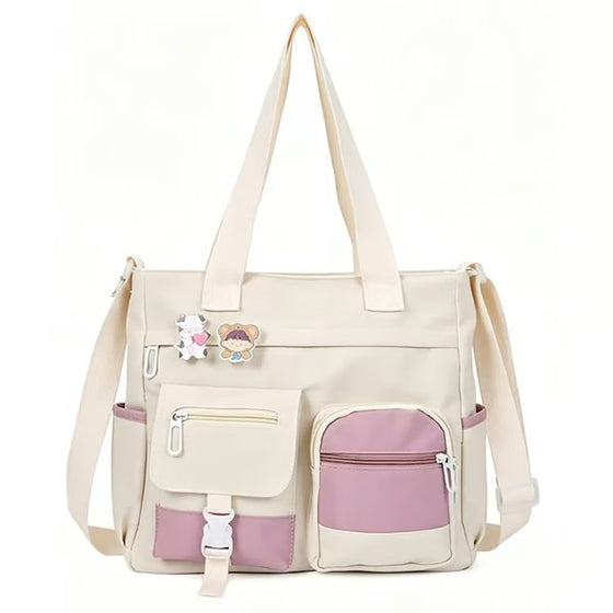 Veske Rommelig Canvas Tote Rom