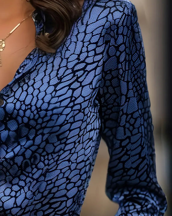 Skjorte Moteriktig Dyreprint