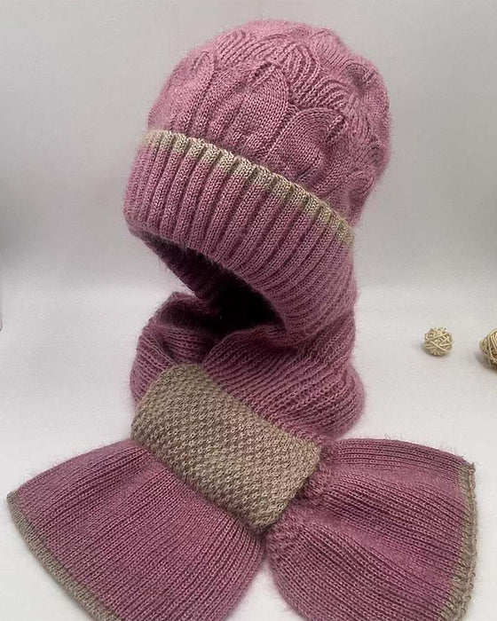 Dame Vindtett Hatt Med Ørebeskyttelse