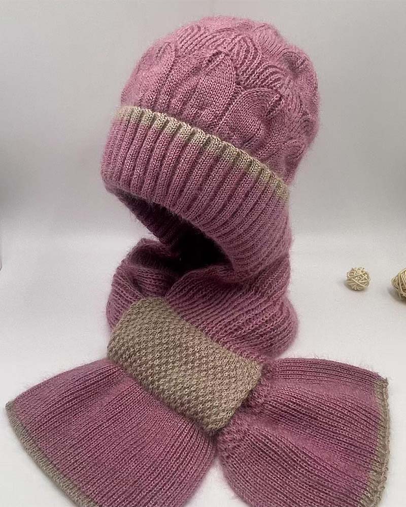 Dame Vindtett Hatt Med Ørebeskyttelse