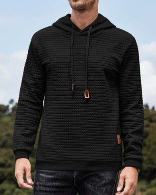 Hoodie Menn Hetter Solid