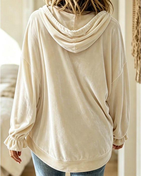 Hoodie Enfarget Langermet