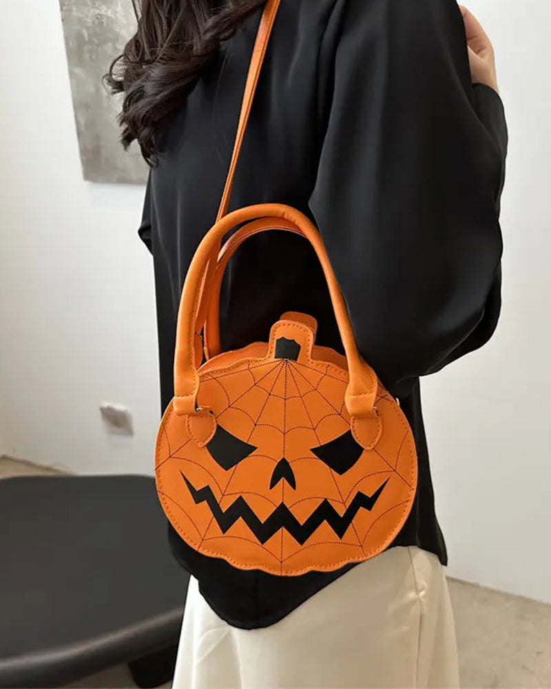 2026 Halloween Gresskarveske – Søt Tverrover & Skulderveske For Kvinner