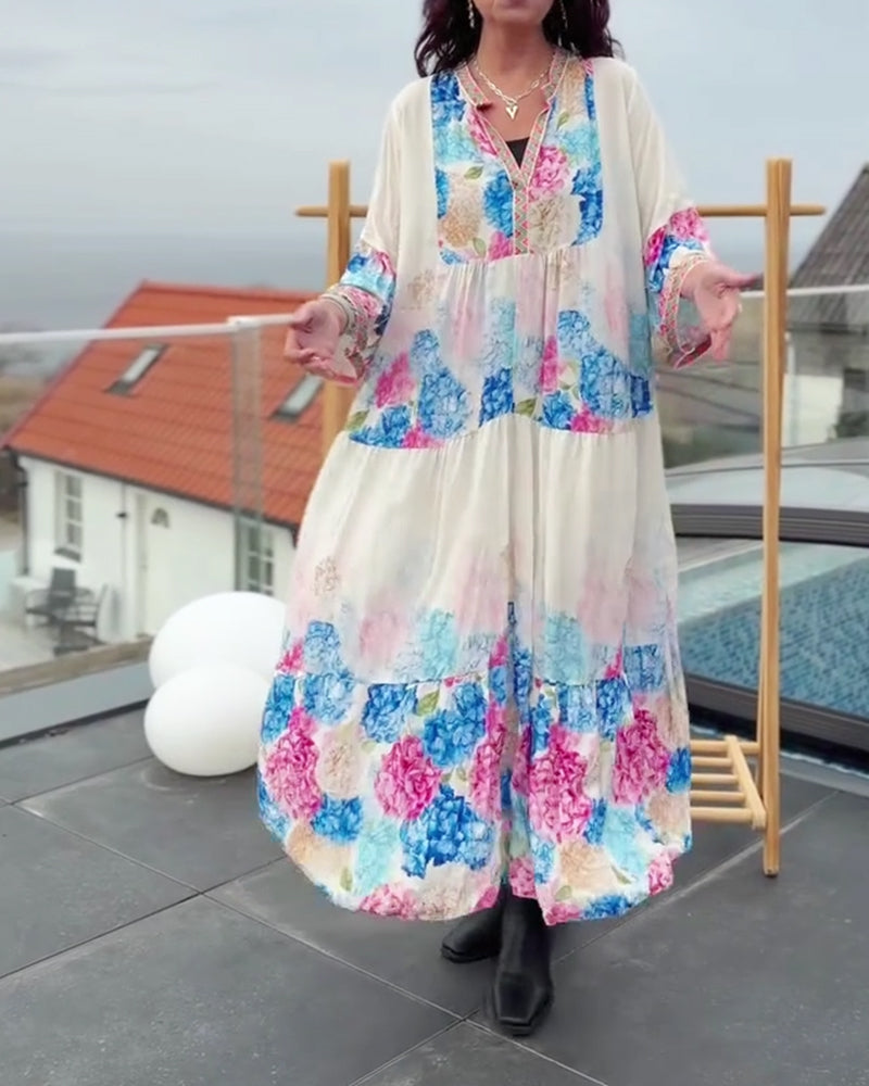 Kjole Bohemisk Ferie Maxi